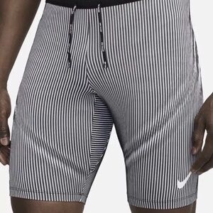 $90 Nike Men Sz AeroSwift Men's Dri-FIT ADV Running 1/2-Length Tights FN3369-013